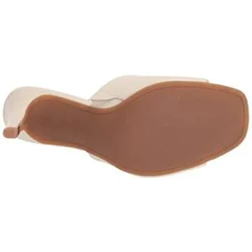 DKNY Bronx Open Toe Fashion Pump Heel Sandal - Women's Beige