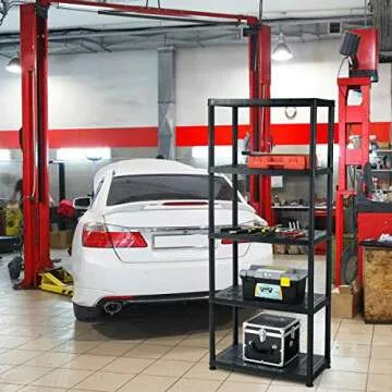 Giantex 2 Pieces 5-Tier Ventilated Shelving Storage Rack, Free Standing Multi-Use Shelf Unit, No Tools Required, 28“L X 15”W X 67“H