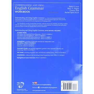 Workbook, Understanding and Using English Grammar, 5th Edition