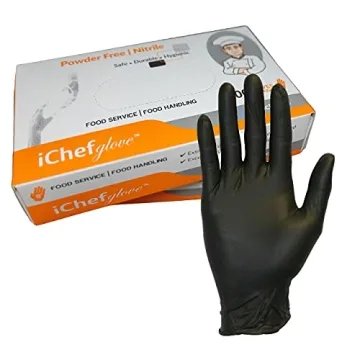 Premium iChef Nitrile Gloves for Safe Food Handling