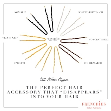 Frenchies French Twist Hair Pins for All Hair Types, 20 Count