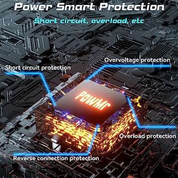 Solar Inverter 5000W 48V Off Grid Inverter 120VAC Pure Sine Wave Inverter Charger 48v Solar Inverter with MPPT Charger 5000W Inverter for Home, RV, Truck, Off-Grid,Lead-Acid/Lithium