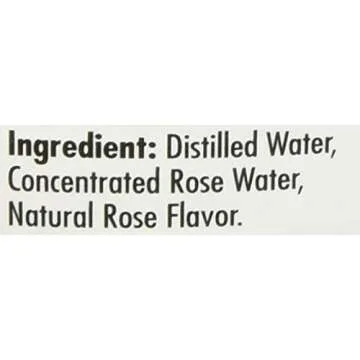 Sadaf Rose Water Glass Bottle, 10 fl. oz.