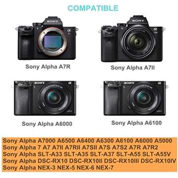 Tengdaxing AC-PW20 Dummy Battery Adapter for Sony Cameras