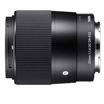 Sigma 23mm f/1.4 DC DN Contemporary Lens for Sony E Bundle with 52mm Multi Coated UV Filter, Microfiber Cleaning Cloth