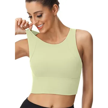 U-Spring High Neck Longline Sports Bra - Full Coverage & Comfort