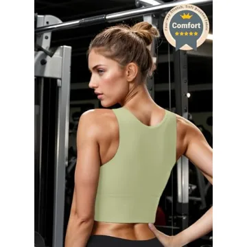 U-Spring High Neck Sports Bra Full Coverage Comfort