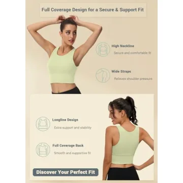 U-Spring High Neck Sports Bra Full Coverage Comfort