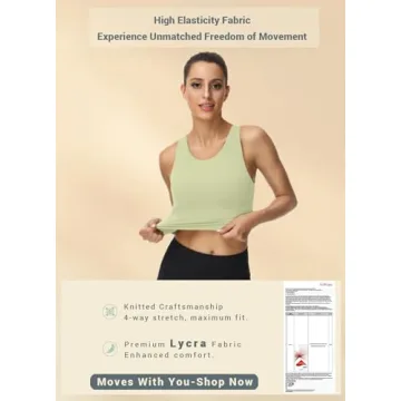 U-Spring High Neck Sports Bra Full Coverage Comfort