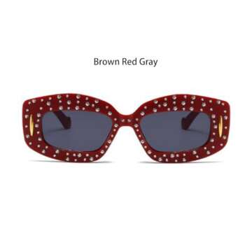 Stylish Diamond Sunglasses for Women - Fashionable Accessory