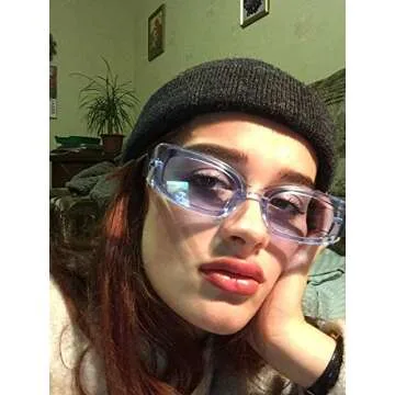 FEISEDY Retro Rectangle Sunglasses for Summer Style