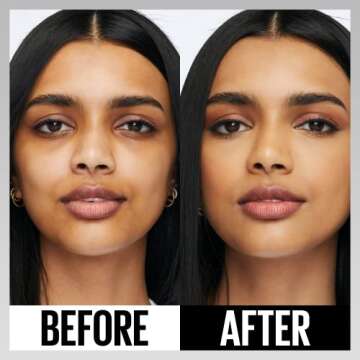 Maybelline Super Stay Liquid Concealer Makeup, Full Coverage Concealer, Up to 30 Hour Wear, Transfer Resistant, Natural Matte Finish, Oil-free, Available in 16 Shades, 22, 1 Count