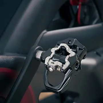 Venzo Sealed Fitness Exercise Indoor Bike Bicycle Pedals & Cleats - Compatible with Peloton, Look Delta & for Shimano SPD 9/16"