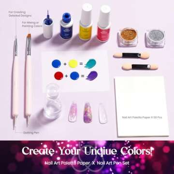 Beetles Holiday Nail Art Gel Set for Beautiful Manicures