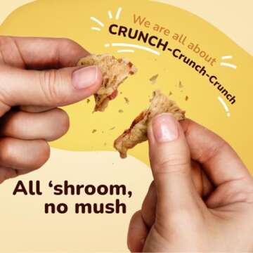 EVIL SNACKS Crunchy Mushroom Chips - Organic Vegan Snack