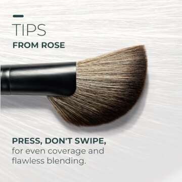 Rose and Ben C40 Bronzer Brush for Professional Contouring