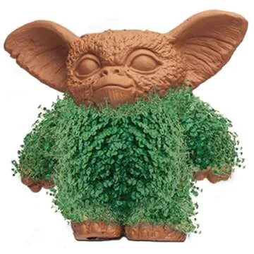 Chia Pet Gremlins - Fun Pottery Planter Gift for Everyone