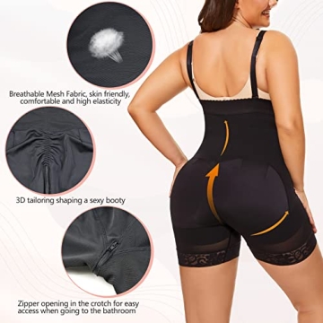 EESIM Colombianas Shapewear for Women Tummy Control