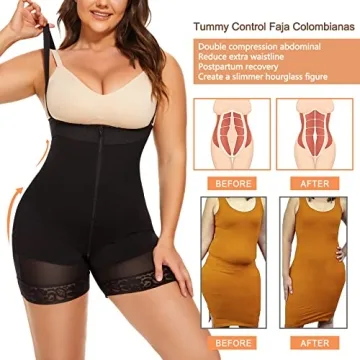 EESIM Colombianas Shapewear for Women Tummy Control