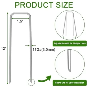 Buy AAGUT 25 Pack Heavy Duty Garden Stakes, 12 Inch