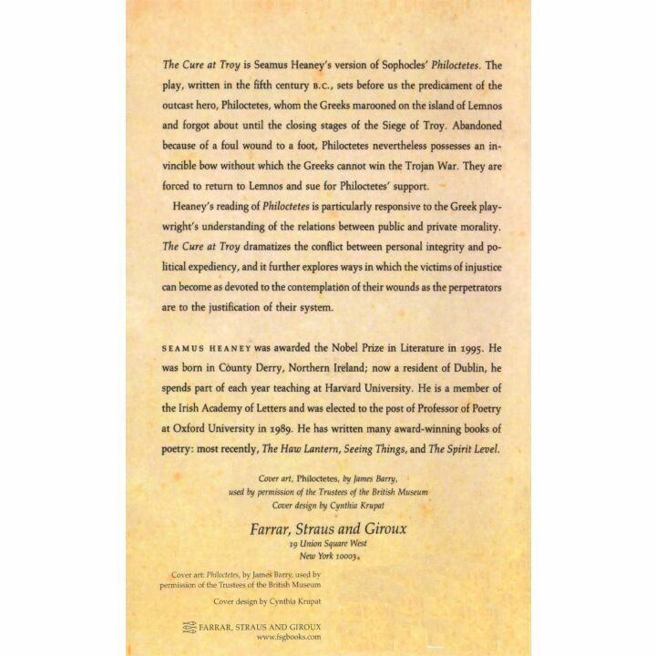 The Cure at Troy: A Sophocles Adaptation