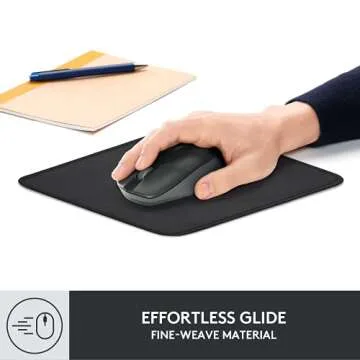 Logitech Mouse Pad - Studio Series, Computer Mouse Mat with Anti-Slip Rubber Base, Easy Gliding, Spi...