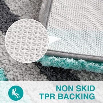 Luxury Soft Bathroom Rug Non-Slip Microfiber Machine Washable