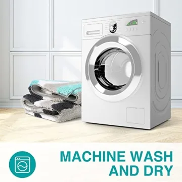 Luxury Soft Bathroom Rug Non-Slip Microfiber Machine Washable