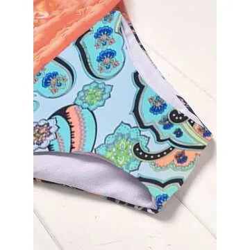 Astylish Women's Push Up Two Piece Bikini Swimsuits Padded Swimwear Bathing Suits Pink Medium 8 10