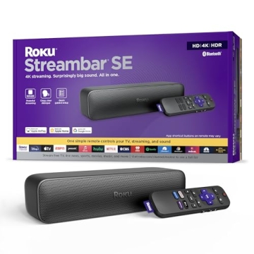 Roku Streambar SE - TV Soundbar & 4K Streaming