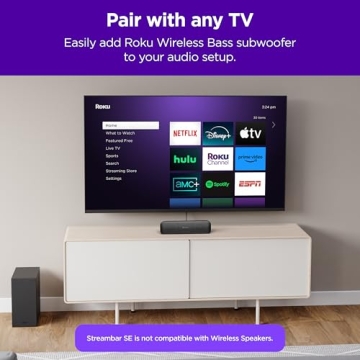 Roku Streambar SE - TV Soundbar & 4K Streaming