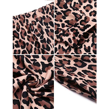 Ekouaer Leopard Print Pajamas – Comfort and Style