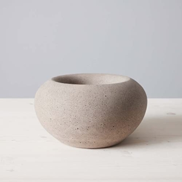 TerraFlame Stone Fire Bowl Table Top - Clean Burning Fire Pit