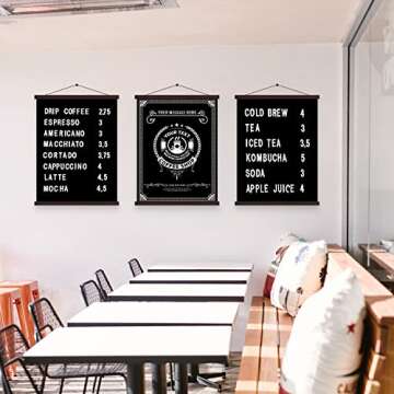 Benjia 16x20 16x24 Poster Frame, Magnetic Light Wood Wooden Frame Frames Hanger for Photo Picture Canvas Artwork Wall Hanging (1 Pack, 16", Walnut)