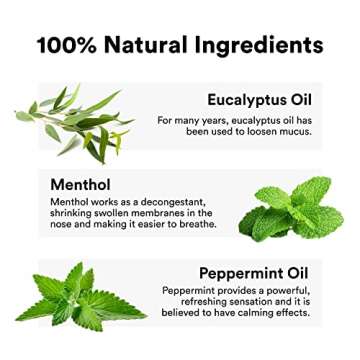 BoomBoom Nasal Stick (3 Pack) | Vapor Flow Technology | Better Breathing + Natural Focus | Cool Refr...