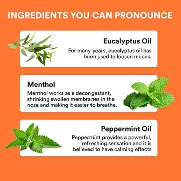 BoomBoom Nasal Stick (3 Pack) | Vapor Flow Technology | Better Breathing + Natural Focus | Cool Refreshing Sensation | Premium Essential Oils + Menthol Inhaler (Tropical)