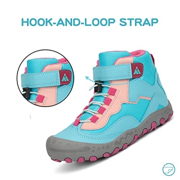 Mishansha Kids Water Resistant Hiking Boots for Adventures