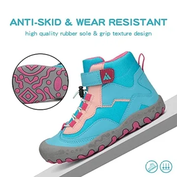 Mishansha Kids Water Resistant Hiking Boots for Adventures