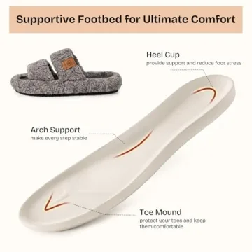 EverFoams Women’s Cozy Fuzzy Slippers for Relaxing Home Wear