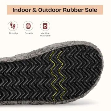 EverFoams Women’s Cozy Fuzzy Slippers for Relaxing Home Wear