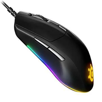 SteelSeries Rival 3 Gaming Mouse - 8,500 CPI TrueMove Core Optical Sensor - 6 Programmable Buttons - Split Trigger Buttons - Brilliant Prism RGB Lighting, Ergonomic, Black