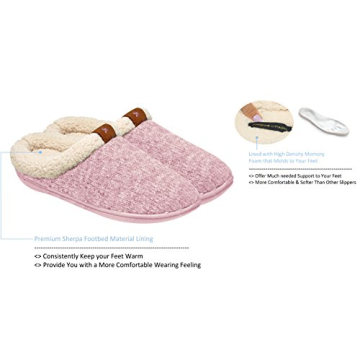Comfort Padded Memory Foam Slippers for Women