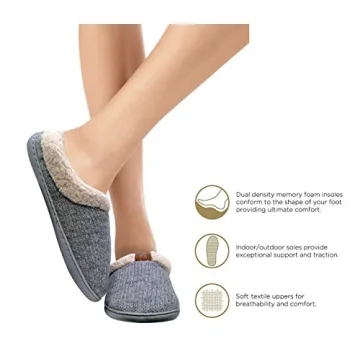 Comfort Padded Memory Foam Slippers for Women