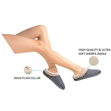 Comfort Padded Memory Foam Slippers for Women