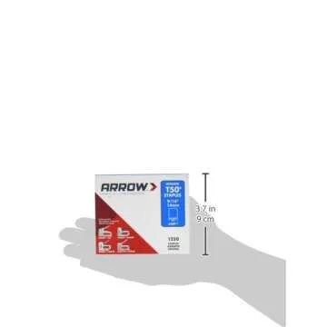 Arrow T50 Staples 9/16" 1250 Count - Durable & Versatile