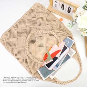Stylish hatisan Crochet Bags for Women - Summer Beach Tote
