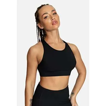 QUEENIEKE Medium Support Sport Bra with Phone Pocket