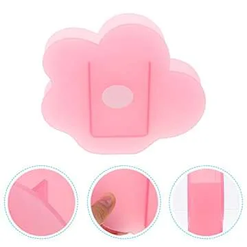 Acrylic Cloud Shaped Flower Vase Make Up Brush Pen Holder Elegant Modern Contemporary Design Vase for Home Office Wedding Decor (Frosted)