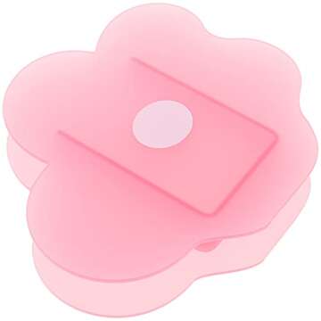 Acrylic Cloud Shaped Flower Vase Make Up Brush Pen Holder Elegant Modern Contemporary Design Vase for Home Office Wedding Decor (Frosted)