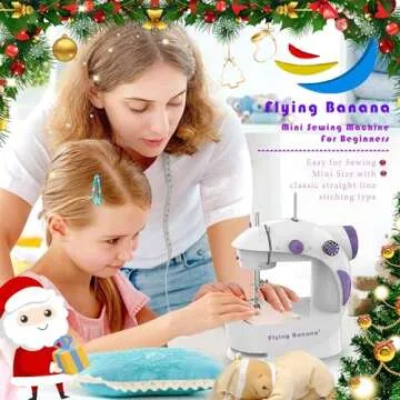 Mini Sewing Machine for Beginners, Easy & Portable